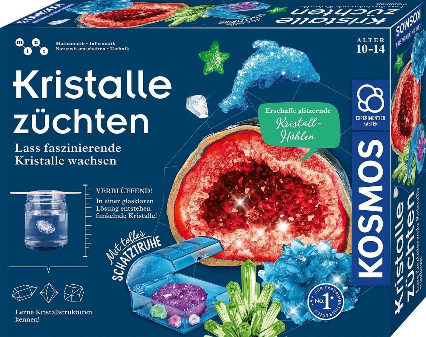 Kosmos Kristalle züchten MINT-Experimentierkasten Bunt