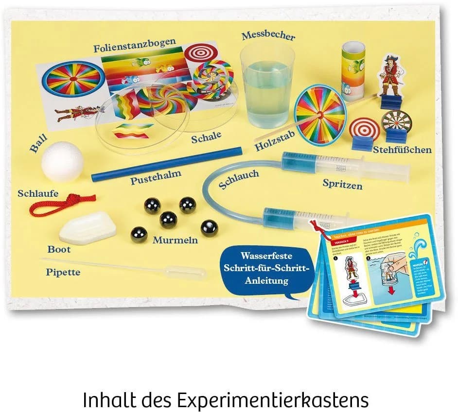Kosmos Experimentierkasten Experimente für die Badewanne Made in Germany