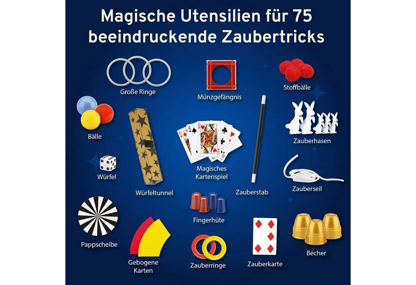 Kosmos Zauberkasten Die Zauberschule Magic - Gold Edition