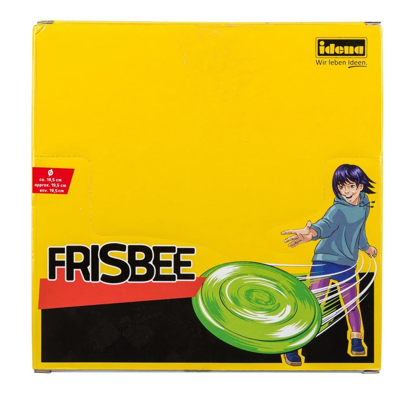 Idena Wurfscheibe 40005 Bunt ca. 19 cm Kunststoff