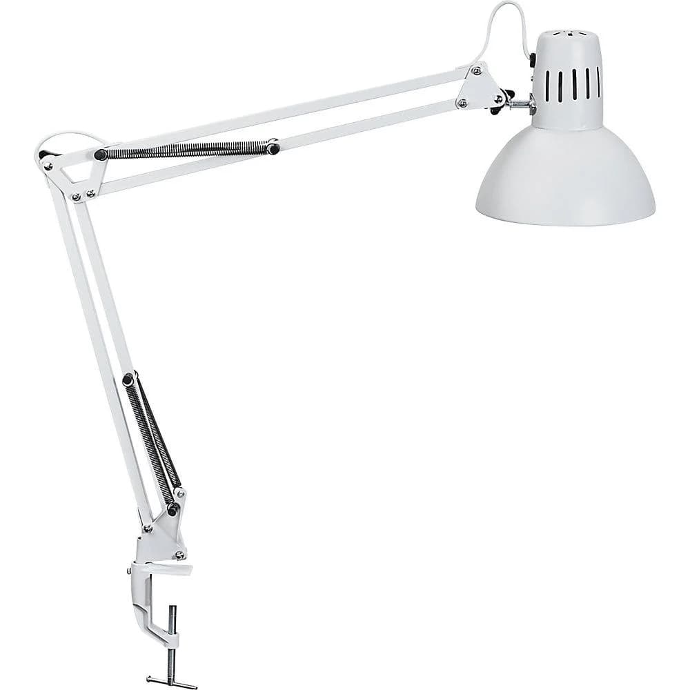 MAULstudy LED-Klemmleuchte Weiß Stahl 44 cm E27