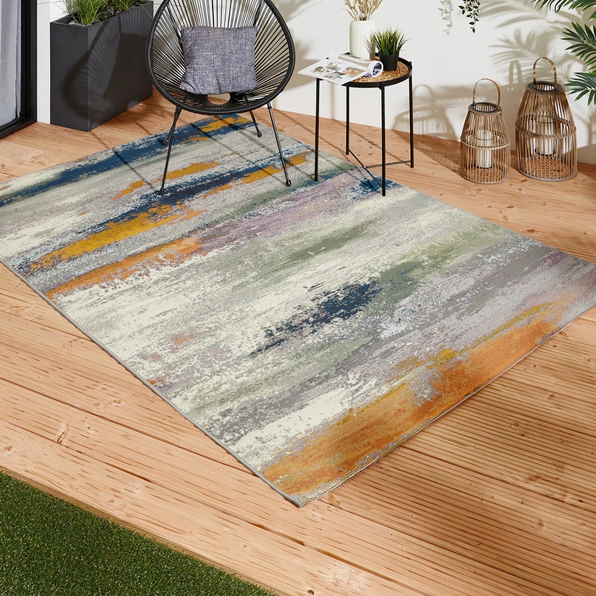 ANDIAMO Teppich Portland Bunt In- und Outdoor Geeignet
