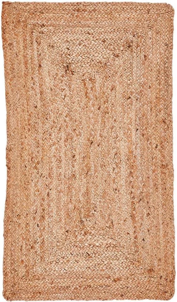 LUXOR Living Teppich Salo Beige Jute Handgefertigt