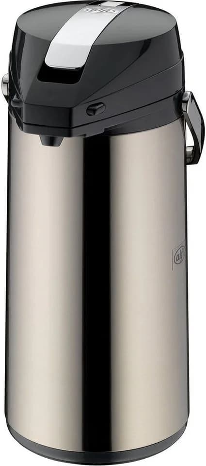 ALFI Pump-Isolierkanne 2,2L Schwarz mit Glaseinsatz
