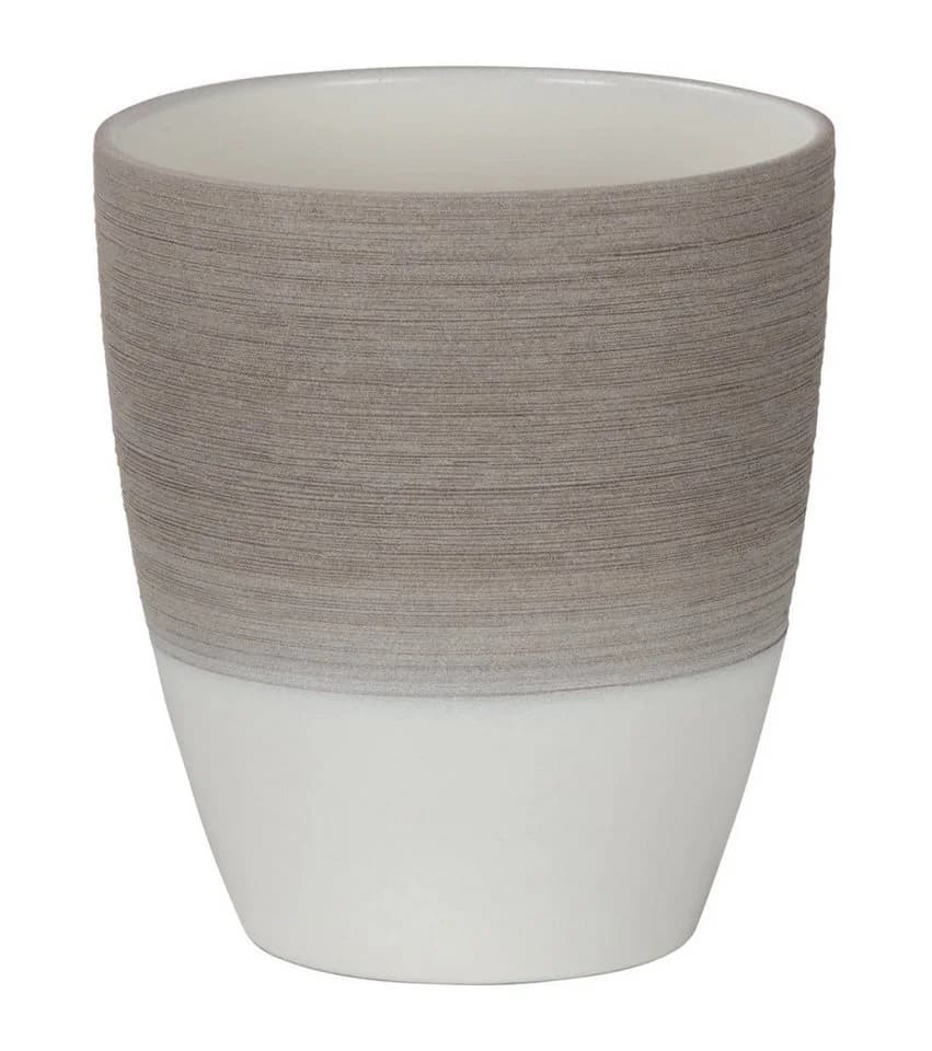 Scheurich Orchideentopf Serie 650 Keramik Espresso Cream