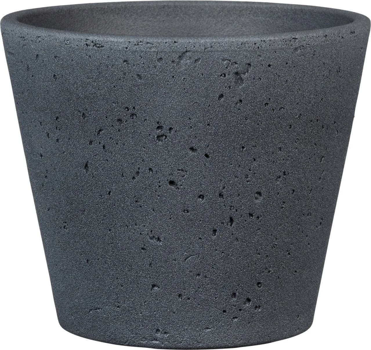 Scheurich Übertopf Serie 701 Keramik Grau Rund