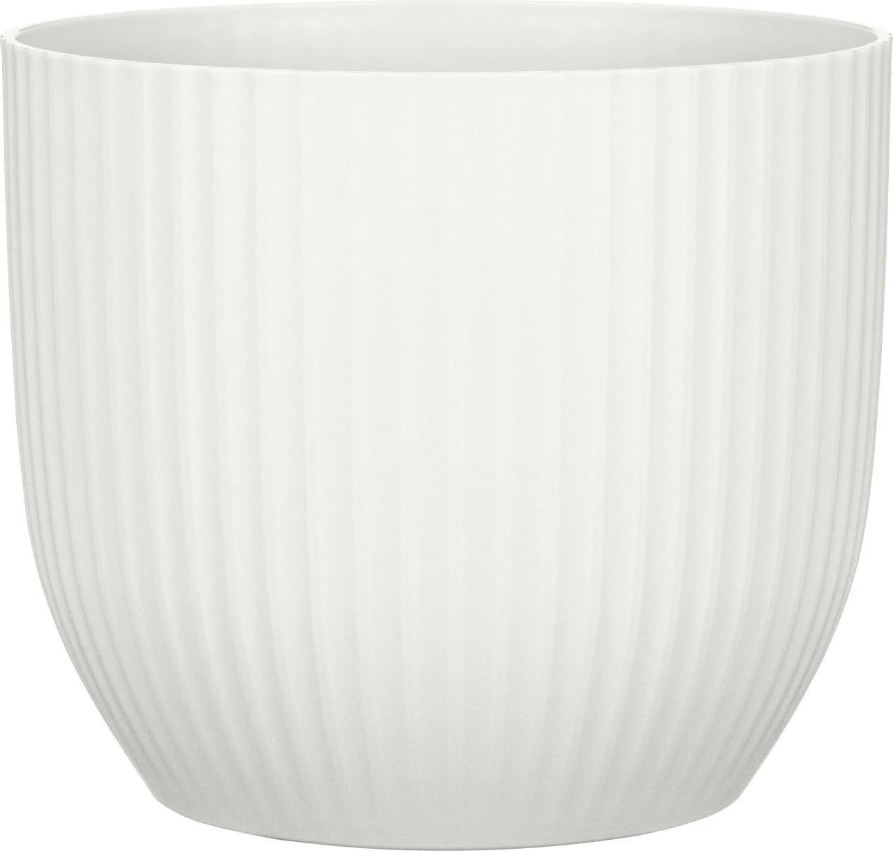 Scheurich Blumentopf Kunststoff Rund Chalk White