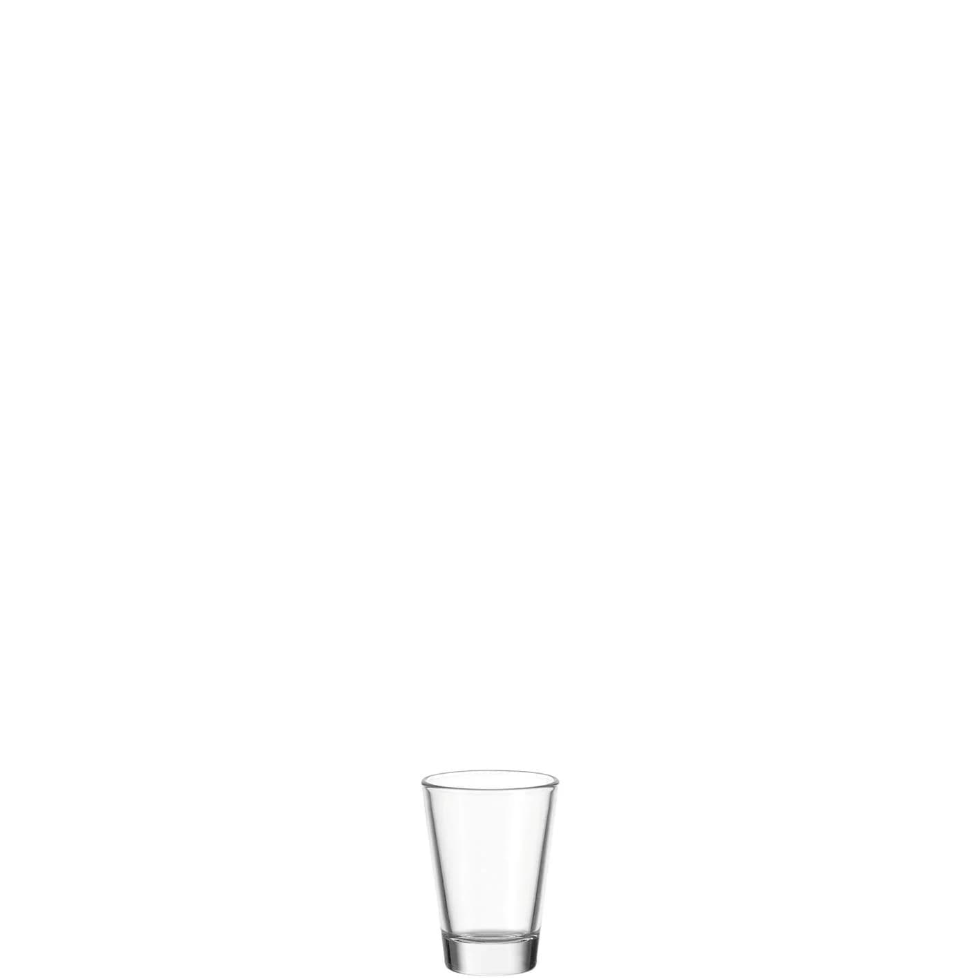Schnapsglas Leonardo Ciao Stamper Weiß