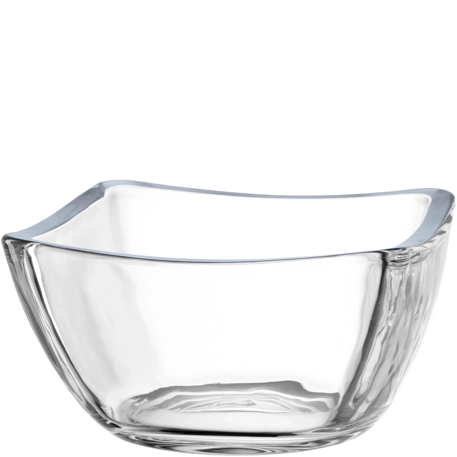 Schale PIAZZA Blau Kalk-Soda-Glas Handarbeit