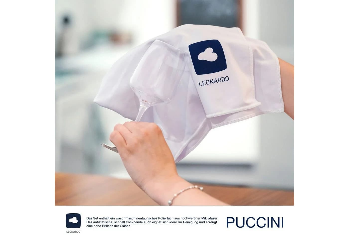 LEONARDO Weißweinglas Set PUCCINI 7-teilig Kristallglas