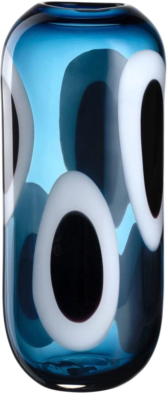 Leonardo Vase OCCHI BLU Blau Glas Handarbeit