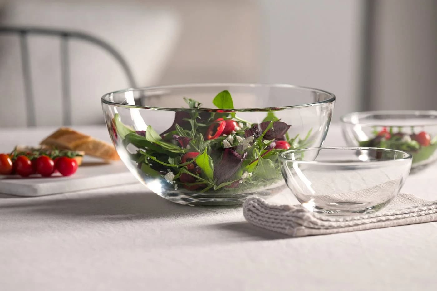 Leonardo Schalen-Set CUCINA 5-teilig Glas transparent