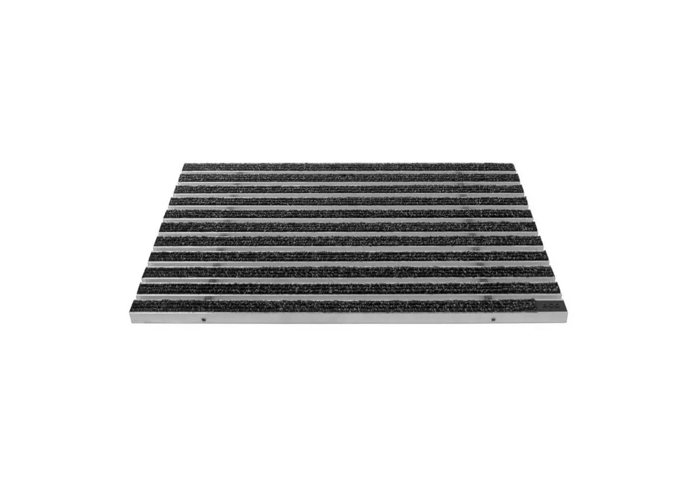 ACO Self Rips Fußmatte Anthrazit Aluminium