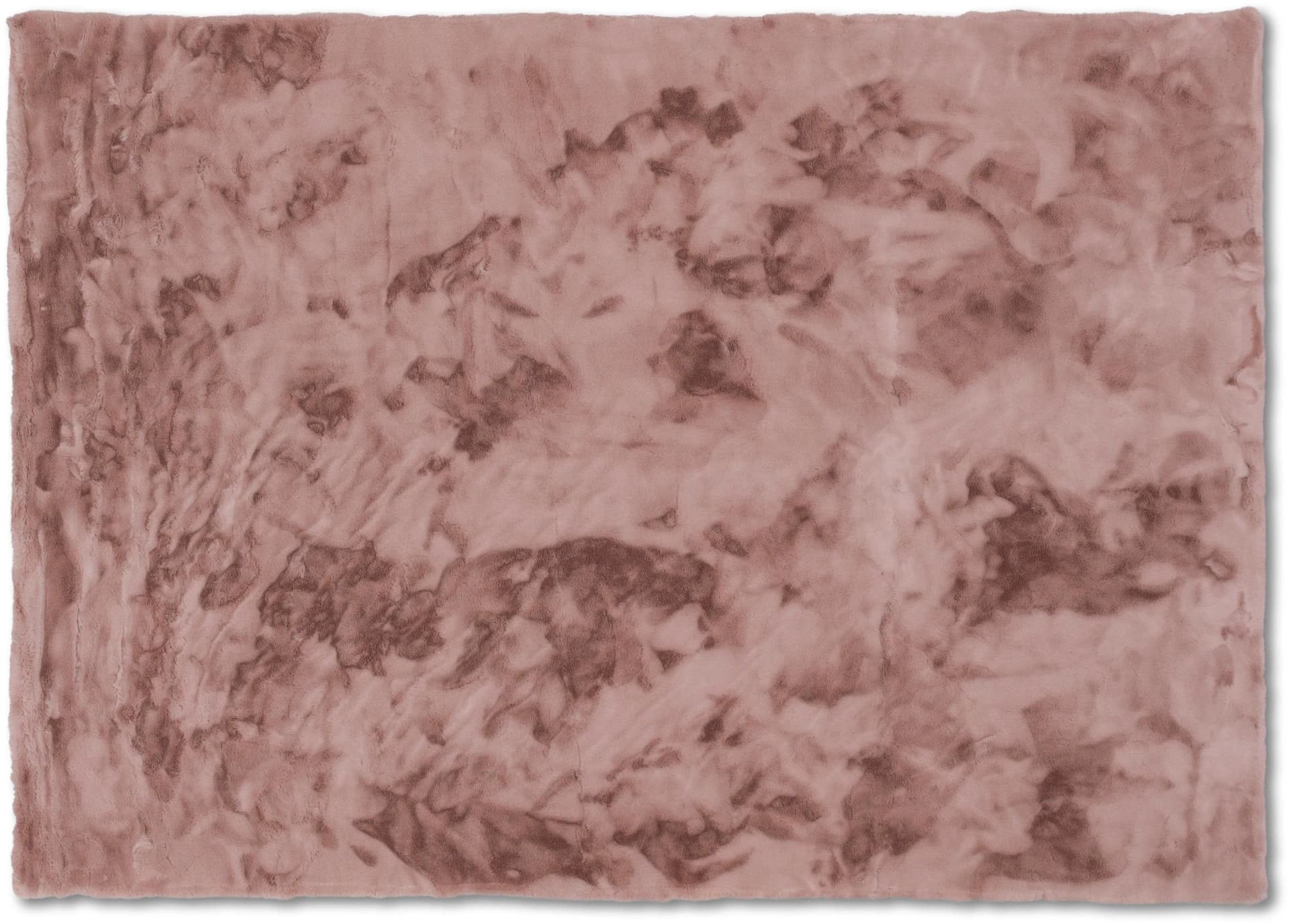 Fellteppich "Tender" Altrosa Kunstfaser