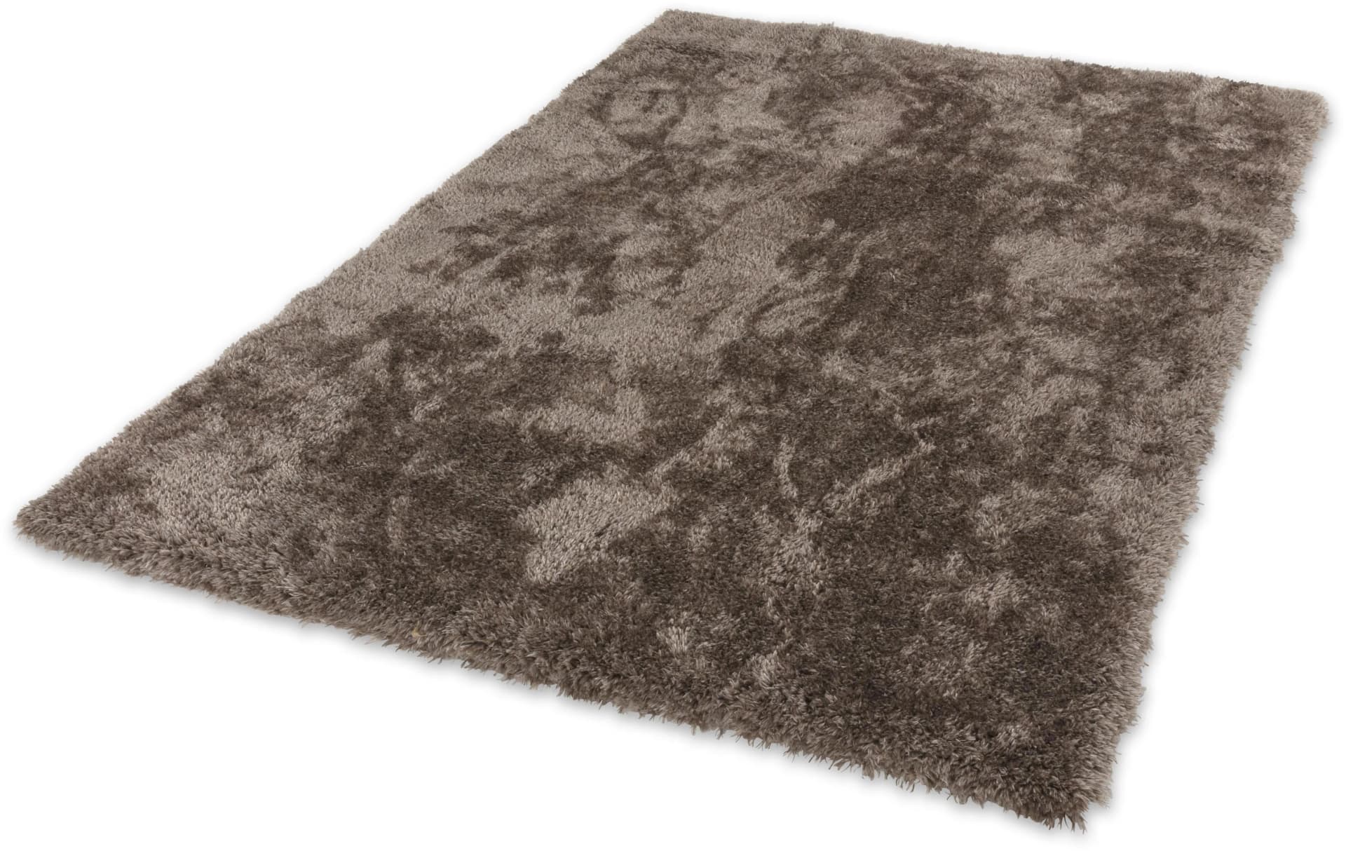 Schöner Wohnen Teppich Heaven Hochflor Hellbraun Microfaser