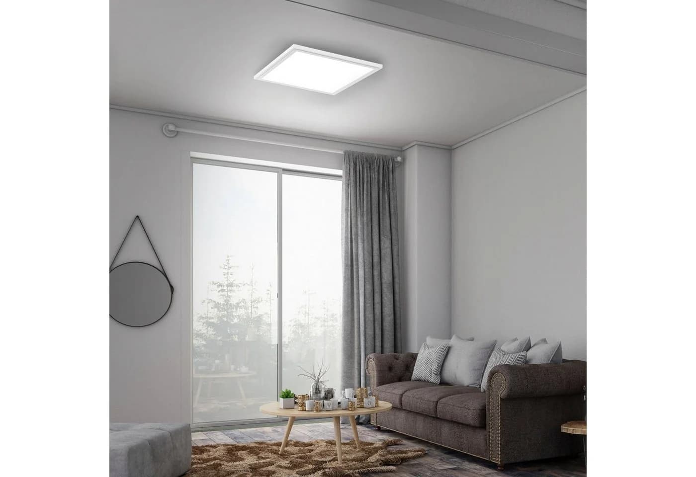 Briloner Leuchten LED Panel 7191016 SIMPLE Weiß Deckenlampe