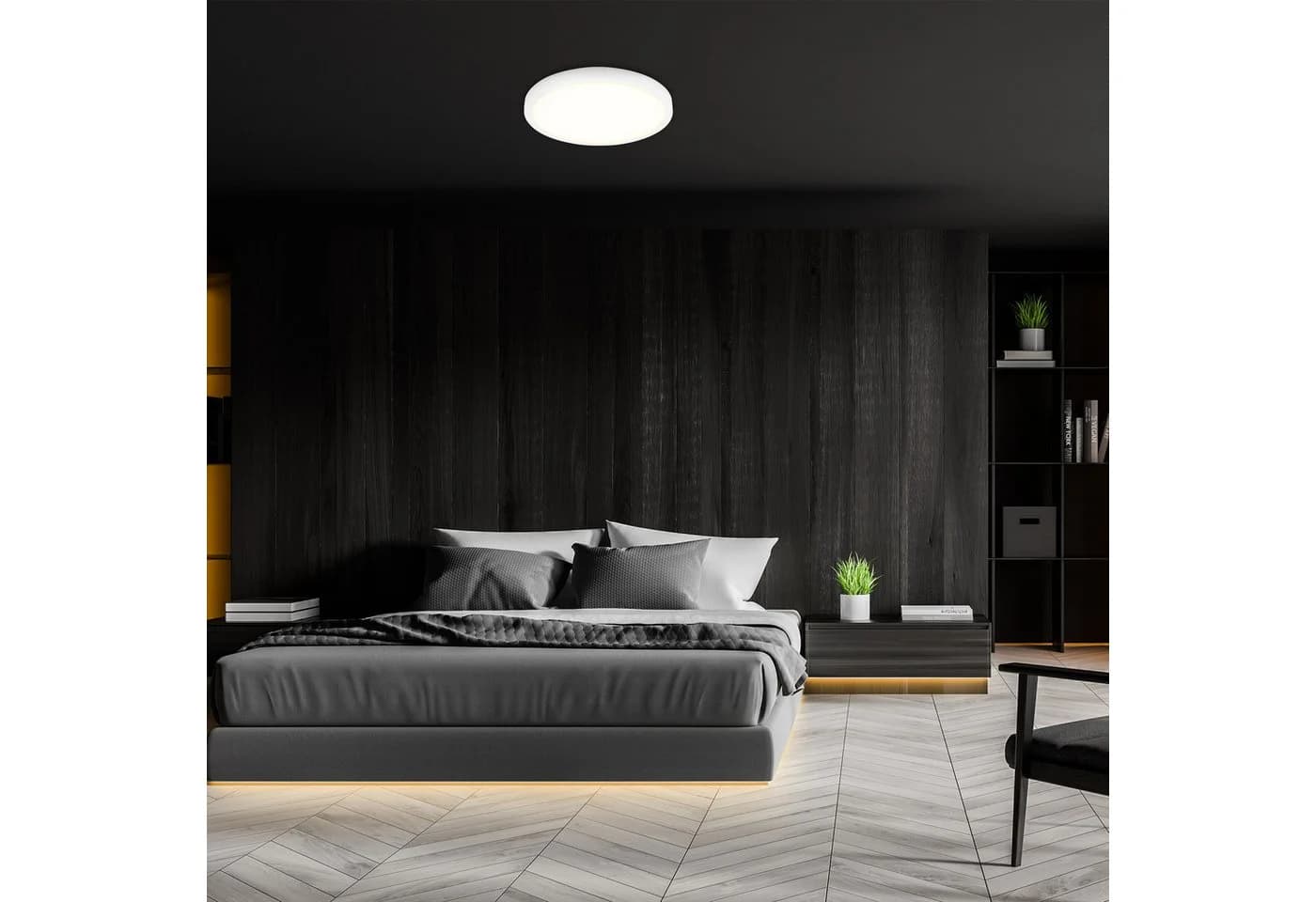Briloner Leuchten LED Deckenleuchte 3480016 Dimmfunktion 2700K Extra-Warmweiß