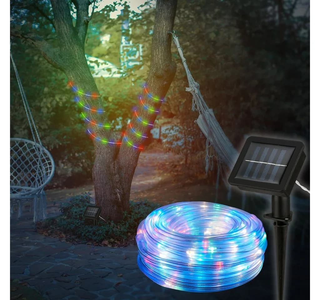 Briloner Leuchten LED-Streifen 10m RGB Solar mit IP44