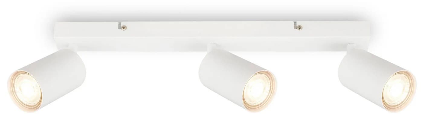 BRILONER LEUCHTEN Deckenleuchte TIB Deckenstrahler Weiß 3-flammig LED
