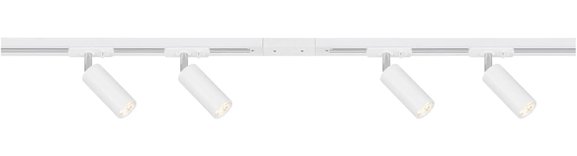 Briloner Schienensystem RAIL 230 V Weiß 4 LED-Spots 1,5 m