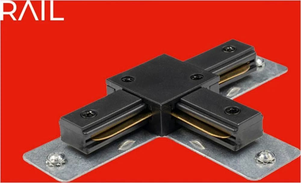 BRILONER LEUCHTEN Schienensystem-Verbinder RAIL Schwarz T-Verbinder