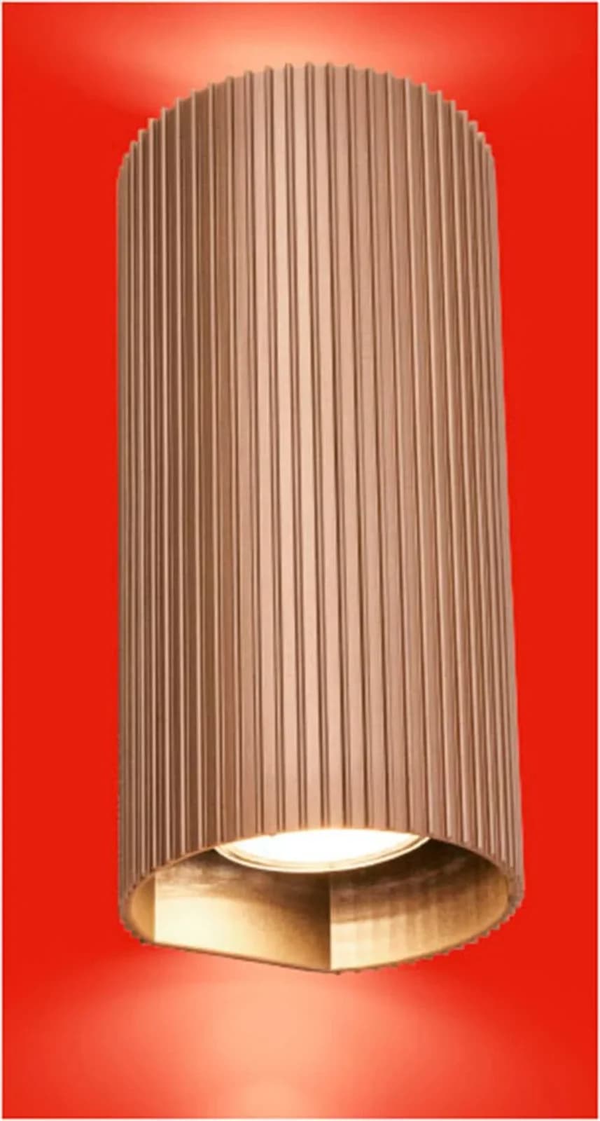 BRILONER LEUCHTEN LED Wandleuchte IDA Braun Kunststoff