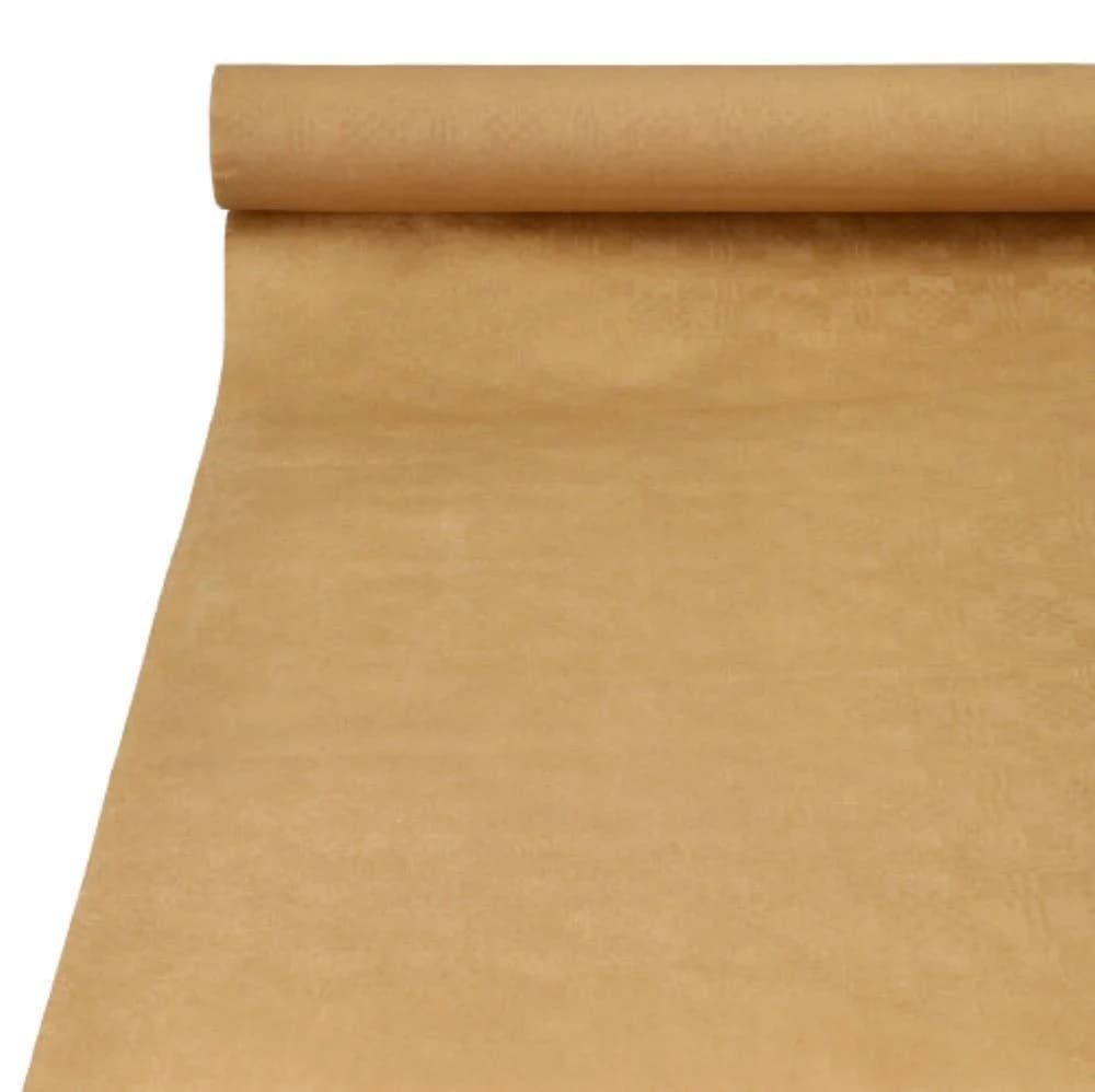 PAPSTAR Papiertischtuch Damastprägung 25m Rolle Natur