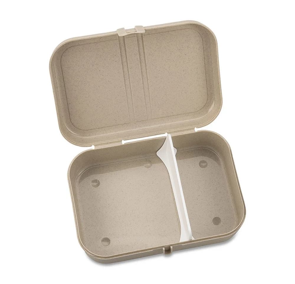KOZIOL Lunchbox PASCAL L Beige mit Trennsteg
