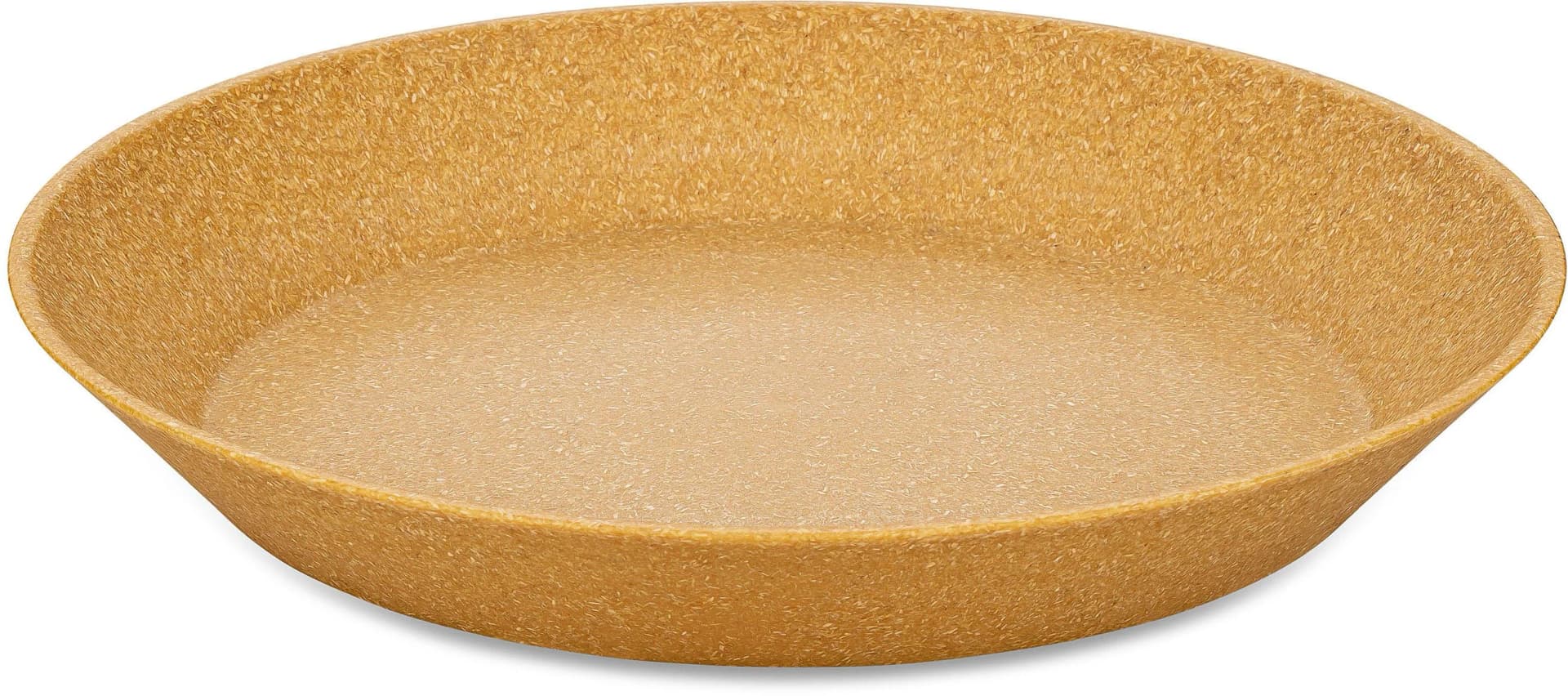 KOZIOL CONNECT PLATE Suppenteller Set 4-tlg. Braun Holzoptik