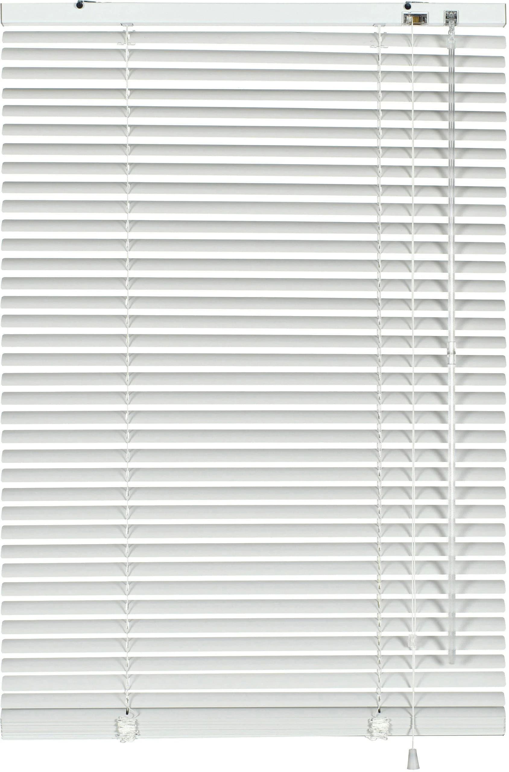 GARDINIA Aluminium-Jalousie 25 mm mit Bohren, freihängend, Jalousiebänder farblich passend