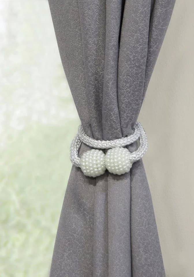GARDINIA Raffhalter Flex-V mit Magnet Weiß 2-tlg