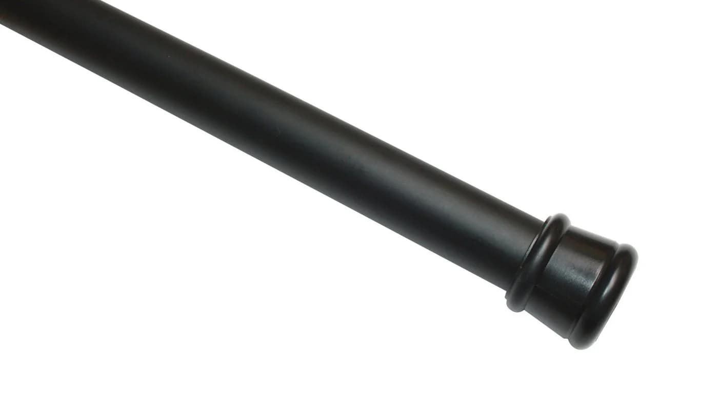 GARDINIA Spannstange Schwarz Metall Bohrfrei