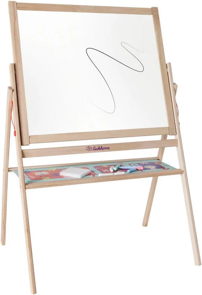 Eichhorn Standtafel Bunt Doppelseitig mit Zubehör