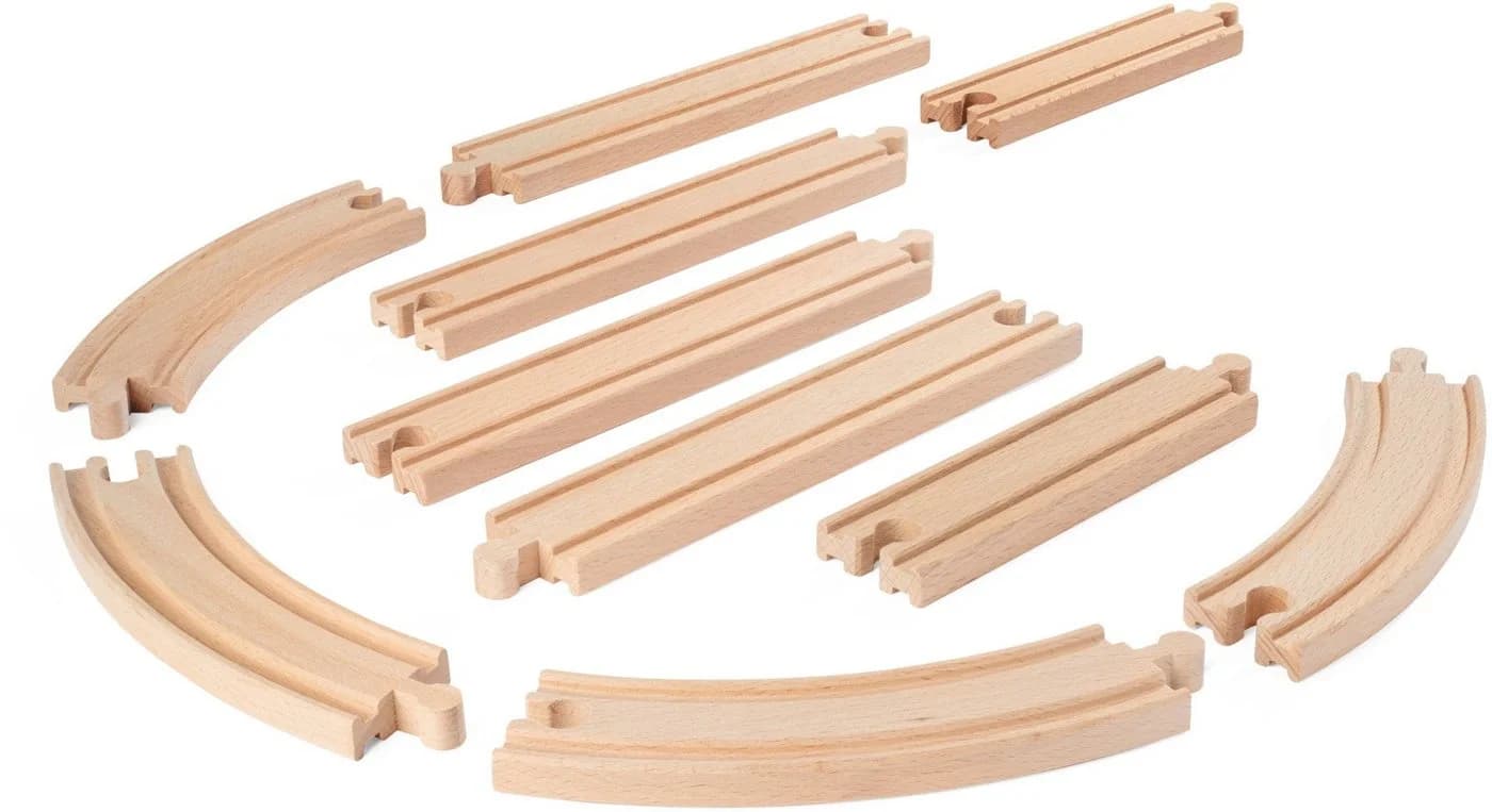 Eichhorn Schienenerweiterungs-Set 10-tlg. Holz FSC-zertifiziert