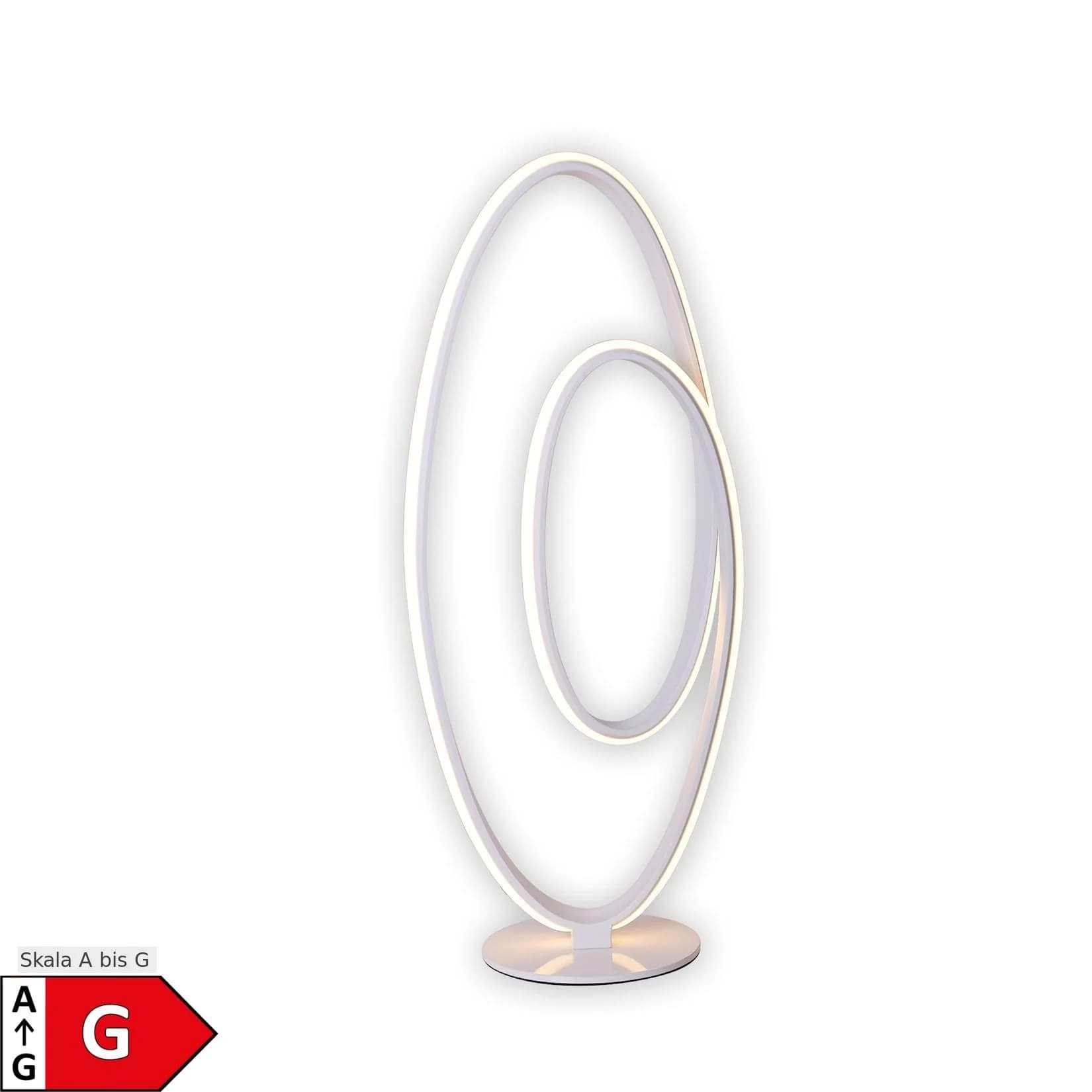 NÄVE LED Stehlampe Odrive Weiß Dimmbar 60 cm
