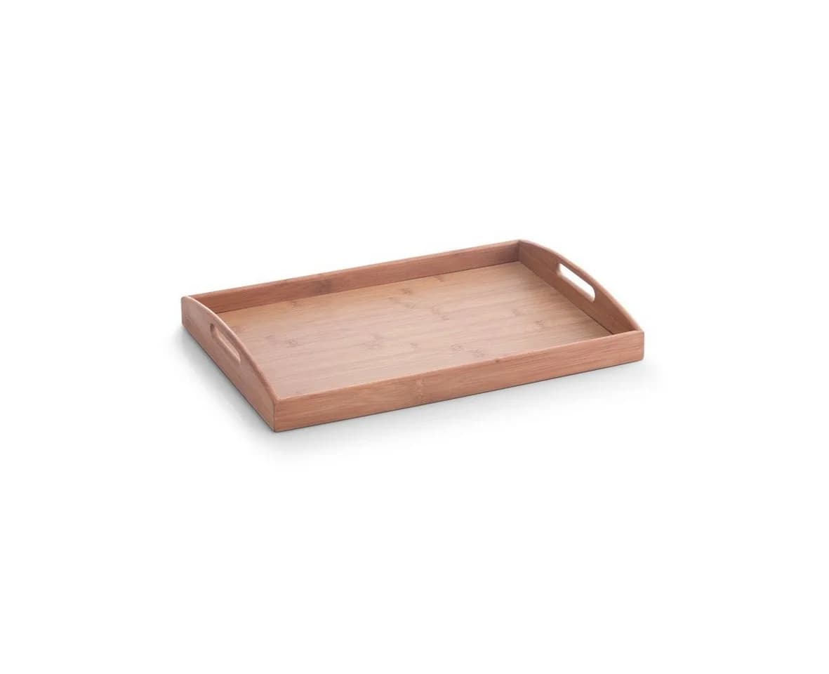 Zeller Serviertablett Bambus Taupe