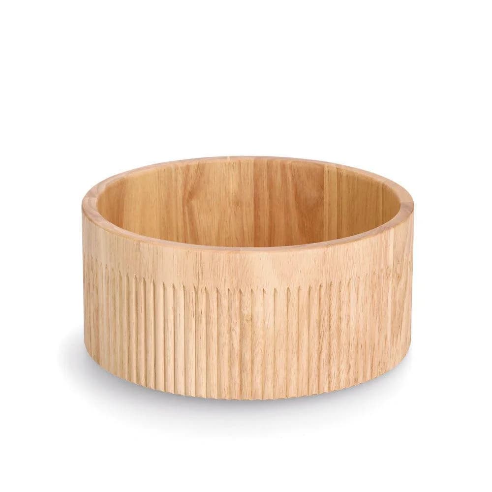 ZELLER PRESENT Schale Natur Massivholz Gummibaum 27cm