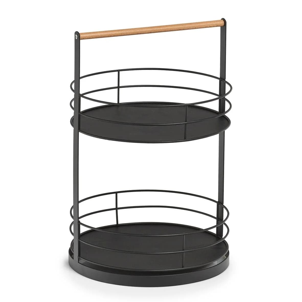 ZELLER PRESENT Serviertablett Schwarz Industrial Design