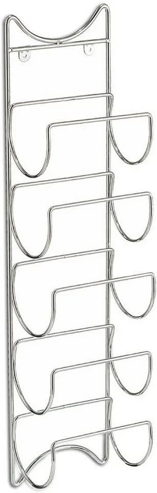 Zeller Present Flaschenregal Set 2-tlg. Silber Metall