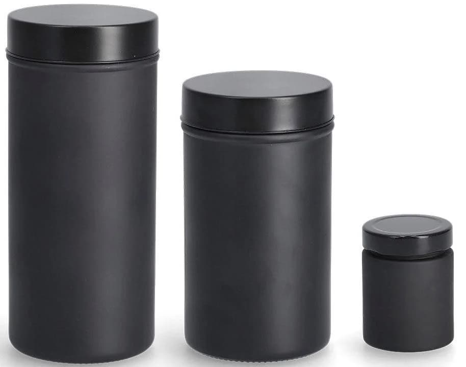 ZELLER Vorratsdose PRESENT Schwarz 10x22,5cm Lebensmittelaufbewahrung