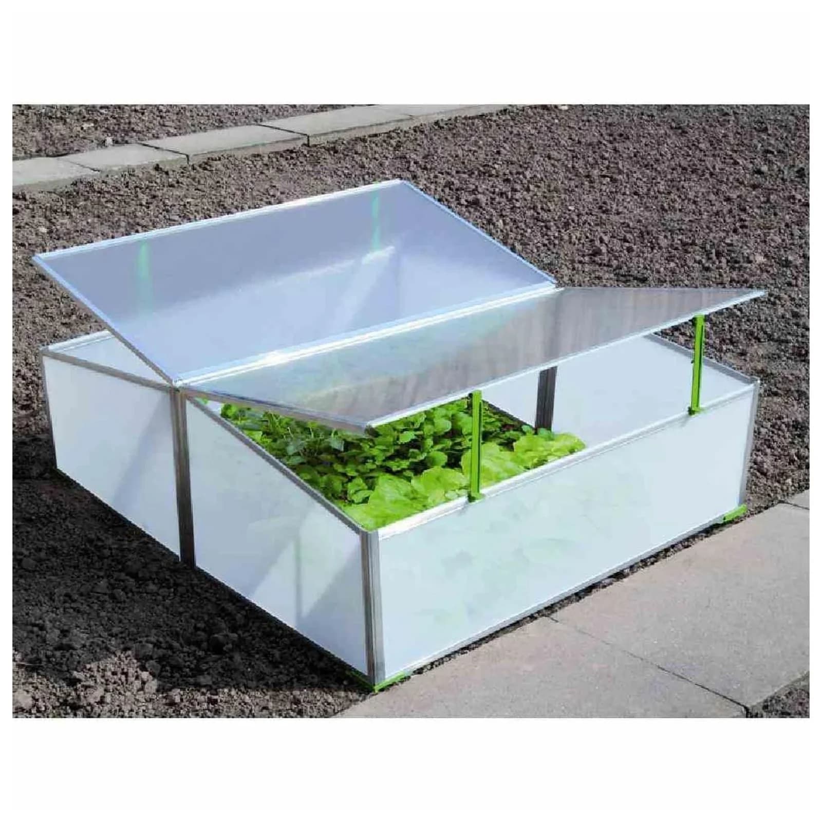 GUTTA Frühbeet 2-Fach Aluminium UV-beständig