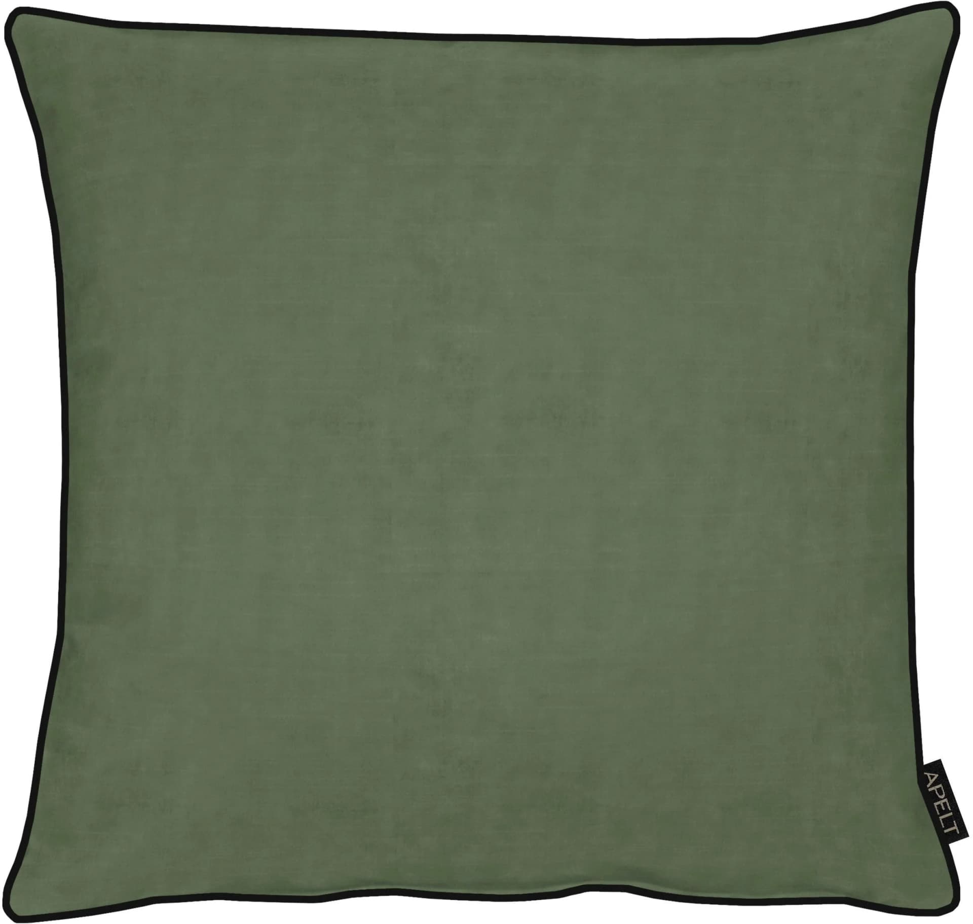 Apelt Kissenhülle Ruby Dunkelgrün 46x46cm Polyester Samt
