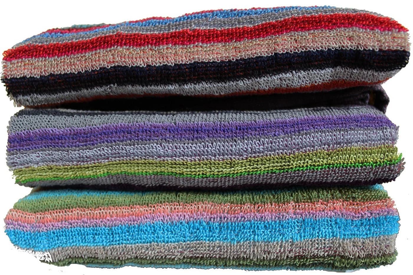 Multicolor Streifen Handtuch aus Baumwolle