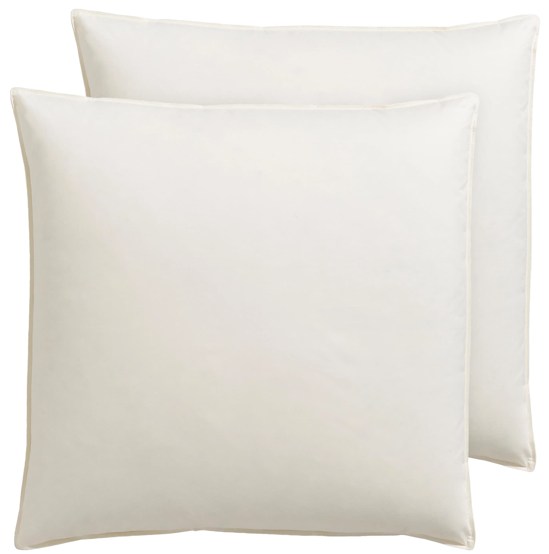 OTTO KELLER Annabelle Federkissen 80x80 cm Beige Baumwolle Daunen Federn