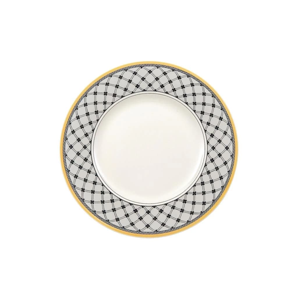 Villeroy & Boch Frühstücksteller Audun Promenade 21,6 cm Weiß/Grau/Gelb