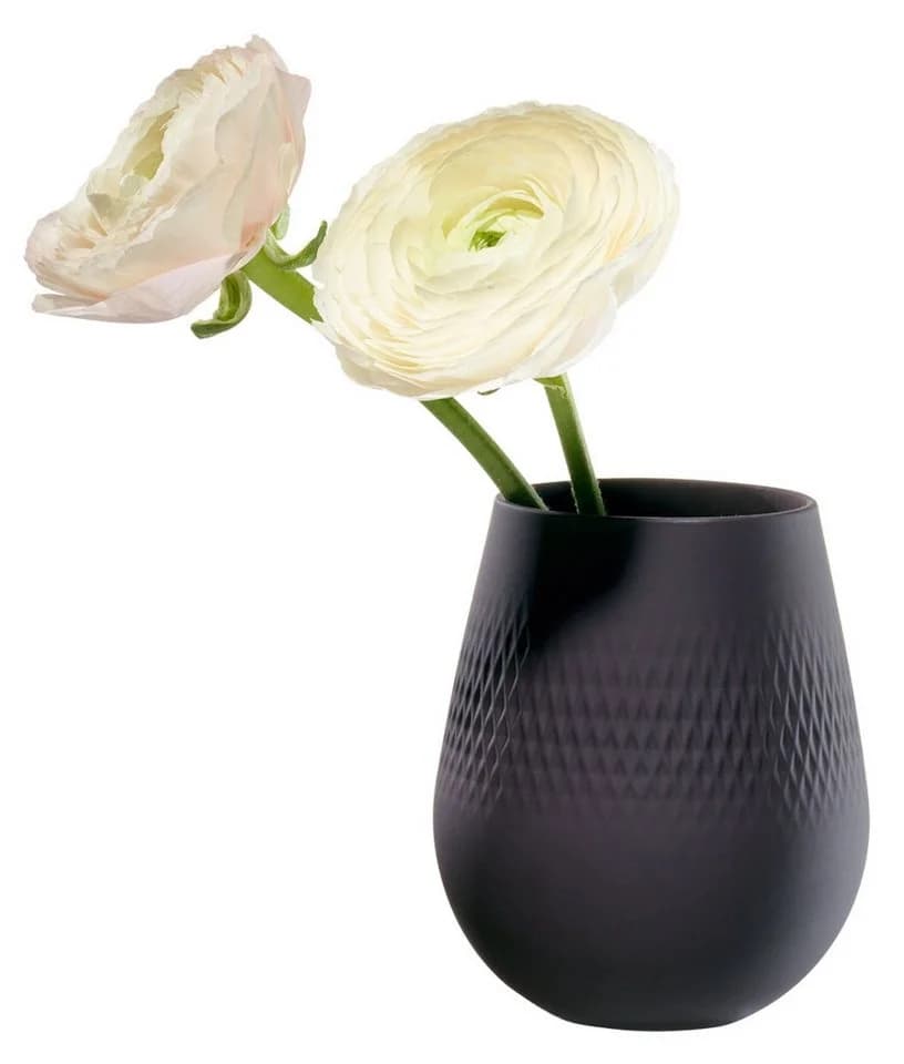 Villeroy & Boch Vase Manufacture Collier 14 cm Schwarz