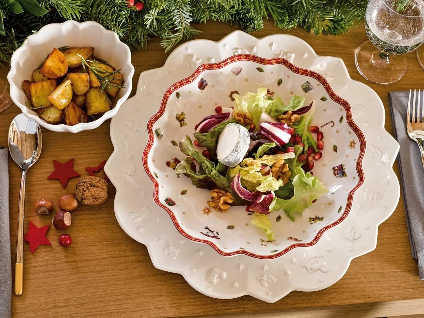 Villeroy & Boch Toy's Delight Schale Klein Rot, Grün, Weiß