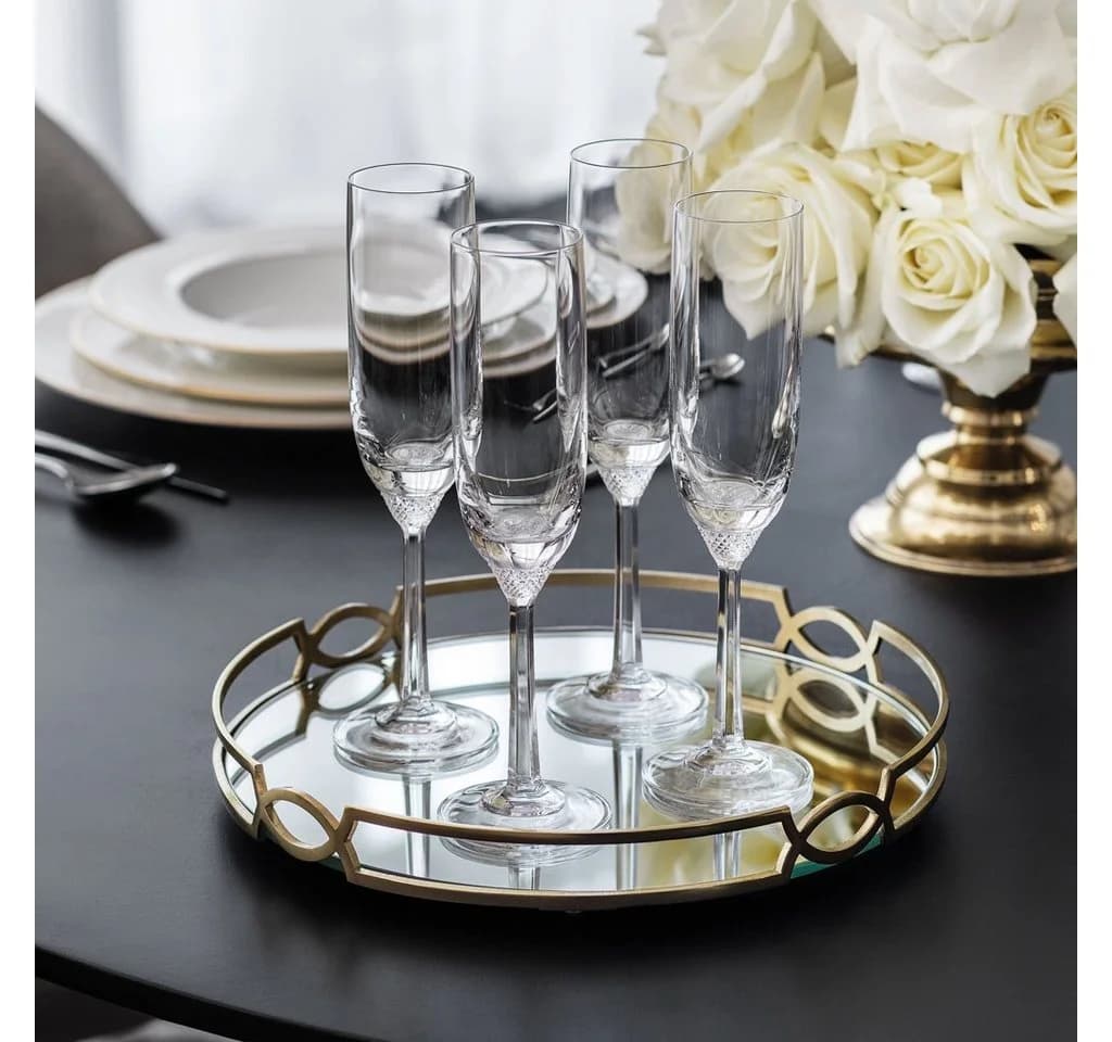 Villeroy & Boch Signature Octavie Sektkelch 4-tlg. Kristallglas