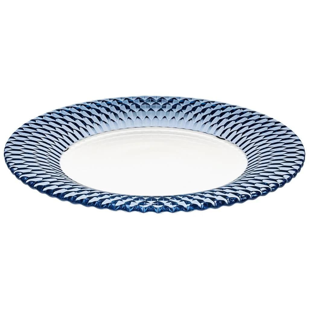 Villeroy & Boch Boston Coloured Platzteller Blau Kristallglas