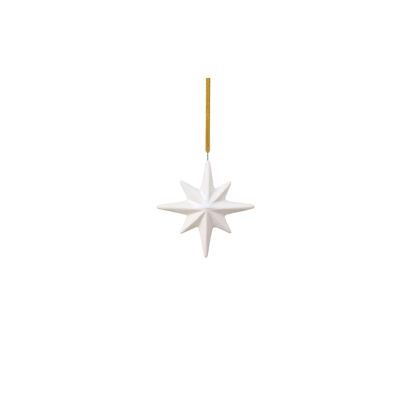 LIKE. BY VILLEROY & BOCH Weihnachtsfigur Ornament Stern Winter Glow Beige